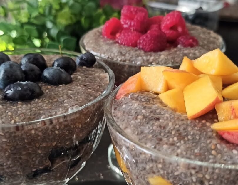 The best chia seeds recipe without sugar! Diet dessert!