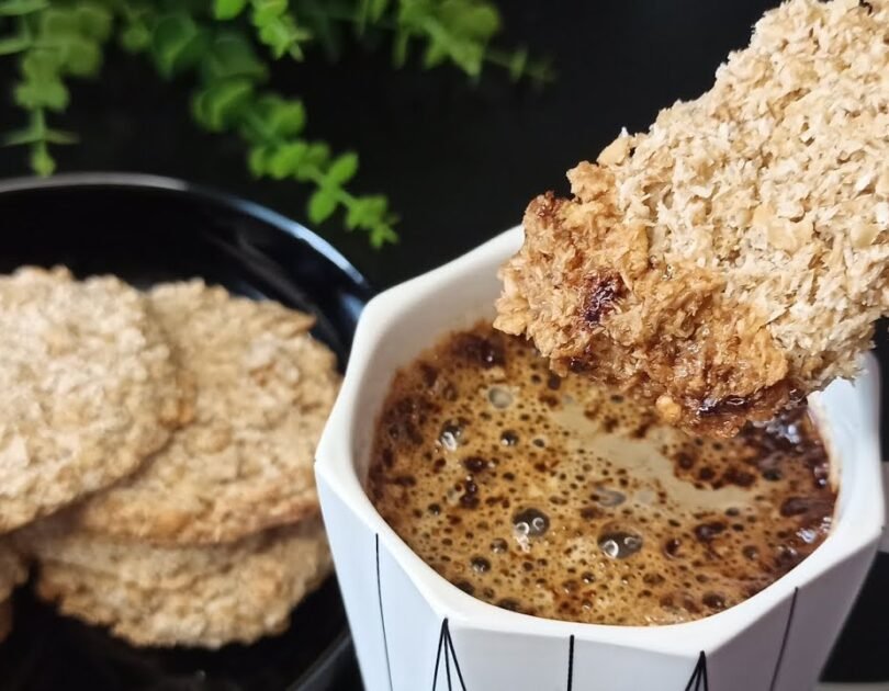 Leftovers from plant-based milk?! Vegan cookie recipe without flour, without milk and without eggs!